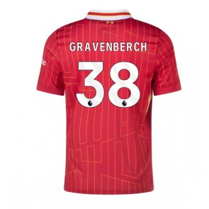 Billiga Liverpool Ryan Gravenberch #38 Hemmatröja 2024-25 Kortärmad